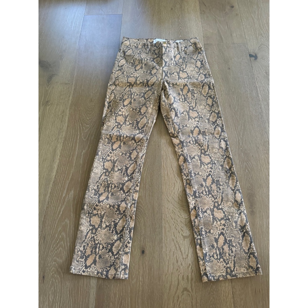 Frame Le High Rise Python Print Pant - Picture 4 of 6